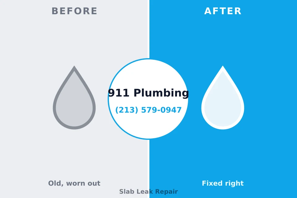 Before and after: plumbing company Erie, CO